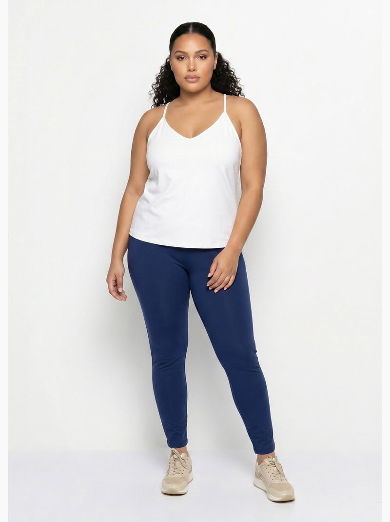 Legging imprimé taille élastiquée - afibel Bleu - Kiabi