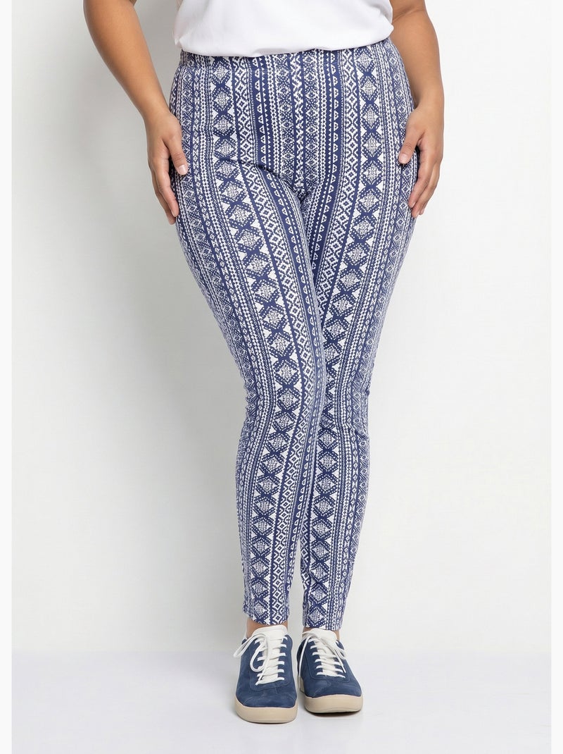 Legging imprimé taille élastiquée - afibel Multicolore - Kiabi