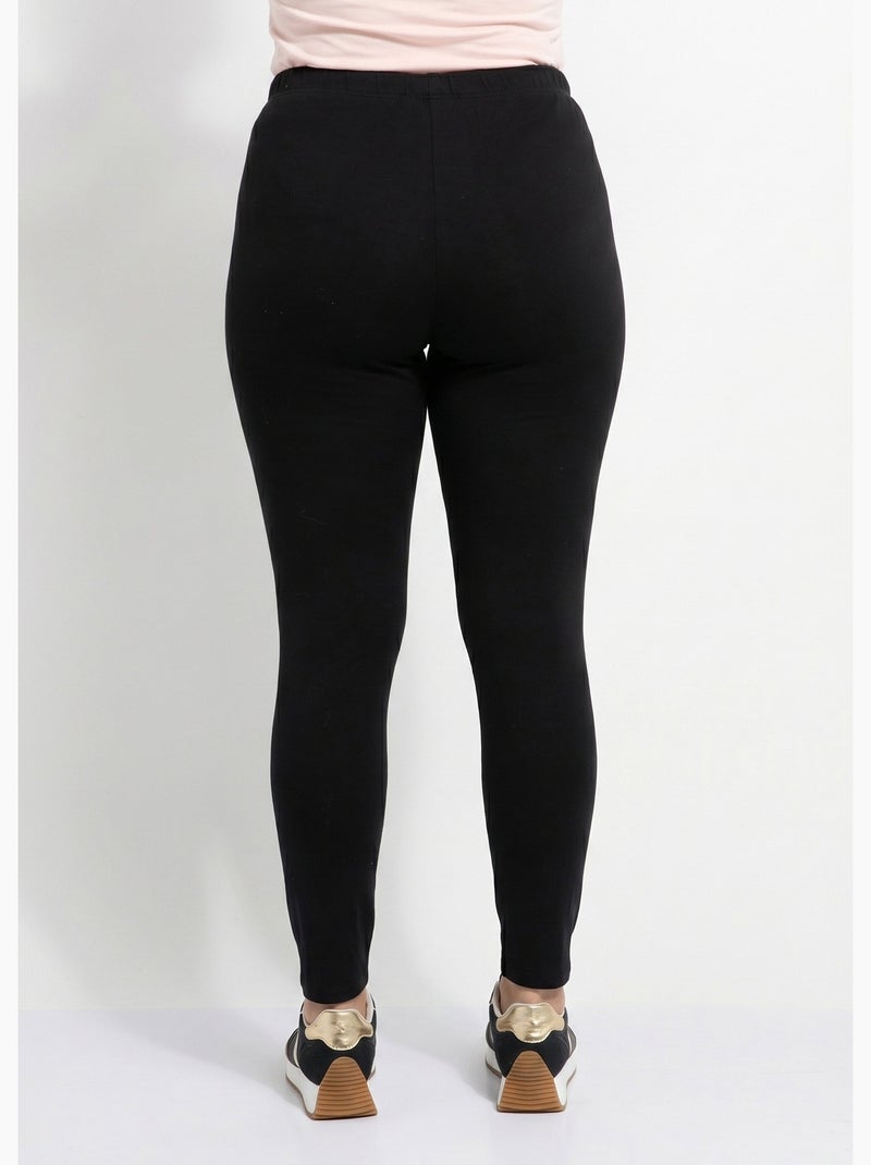 Legging imprimé taille élastiquée - afibel Noir - Kiabi