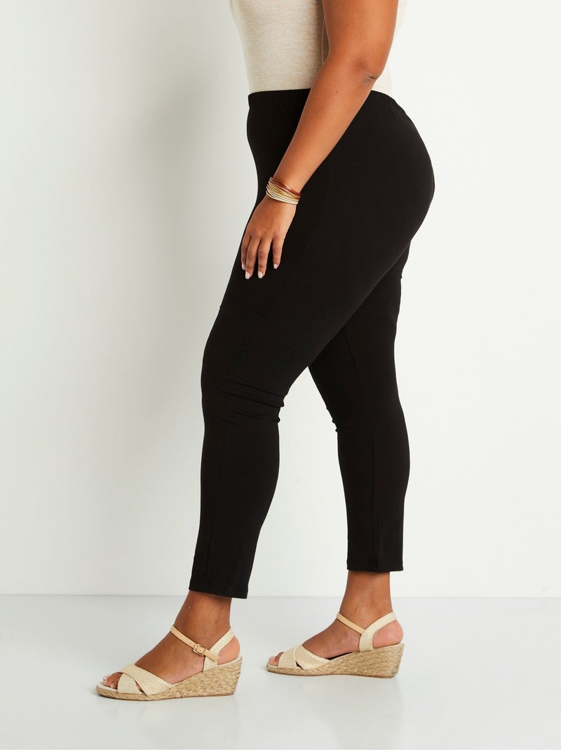 Legging imprimé taille élastiquée - afibel Noir - Kiabi