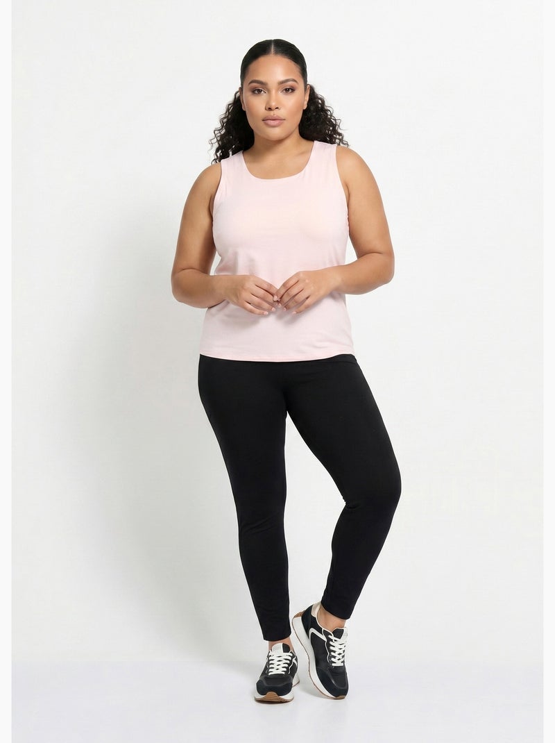 Legging imprimé taille élastiquée - afibel Noir - Kiabi