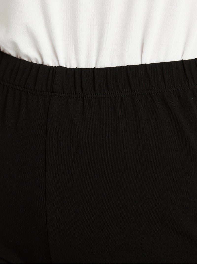 Legging imprimé taille élastiquée - afibel Noir - Kiabi