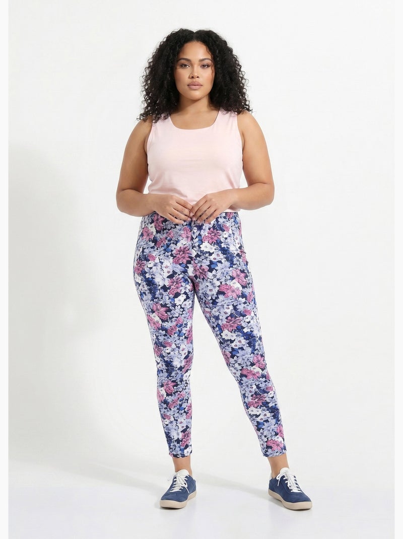 Legging imprimé taille élastiquée - afibel Rose - Kiabi