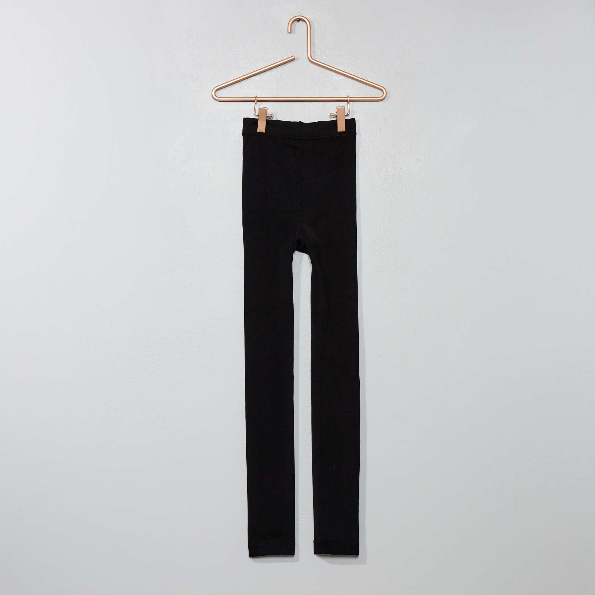 Legging Polaire Fille - Taille Haute Hiver | Imprimé à Pois | Chaud Et Confortable | 2-11 Ans