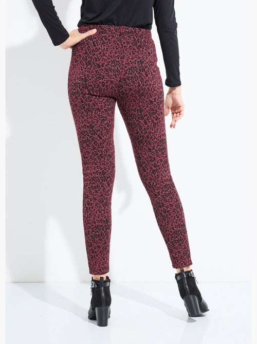 Legging jacquard peau de bête taille élastiquée - Afibel - Kiabi Legging jacquard peau de bête taille élastiquée - Afibel - Kiabi
