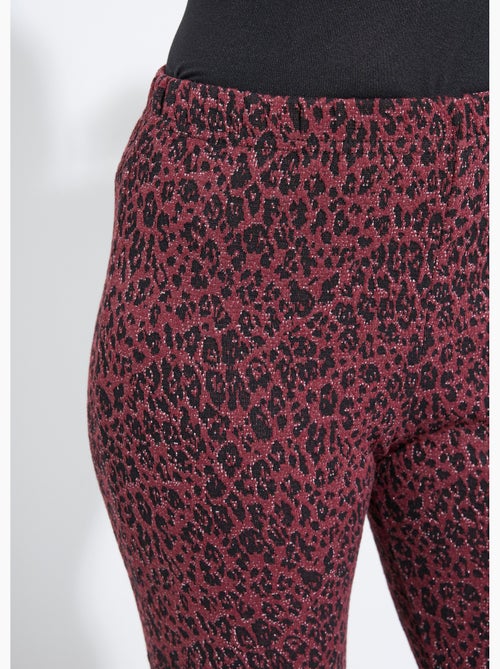 Legging jacquard peau de bête taille élastiquée - Afibel - Kiabi Legging jacquard peau de bête taille élastiquée - Afibel - Kiabi
