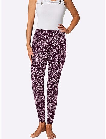Legging Jersey Fin - Taille Courte - Witt - Lot de 2