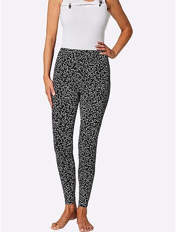 Legging Jersey Fin - Taille Courte - Witt - Lot de 2