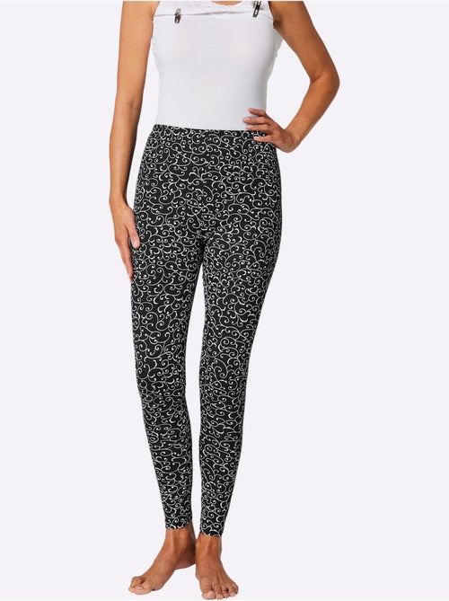 Legging Jersey Fin - Taille Courte - Witt - Lot de 2 - Kiabi