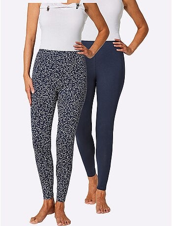 Legging Jersey Fin - Taille Standard - Witt - Lot de 2