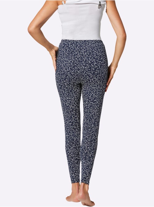 Legging Jersey Fin - Taille Standard - Witt - Lot de 2 - Kiabi