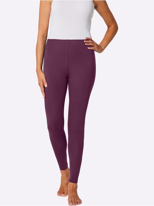 Legging Jersey Fin - Taille Standard - Witt - Lot de 2 - Kiabi