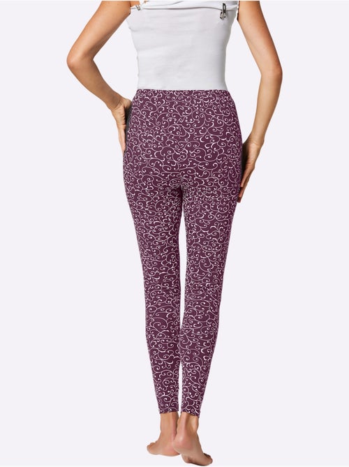 Legging Jersey Fin - Taille Standard - Witt - Lot de 2 - Kiabi