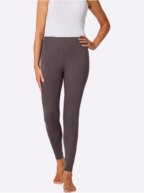 Legging Jersey Fin - Taille Standard - Witt - Lot de 2 - Kiabi