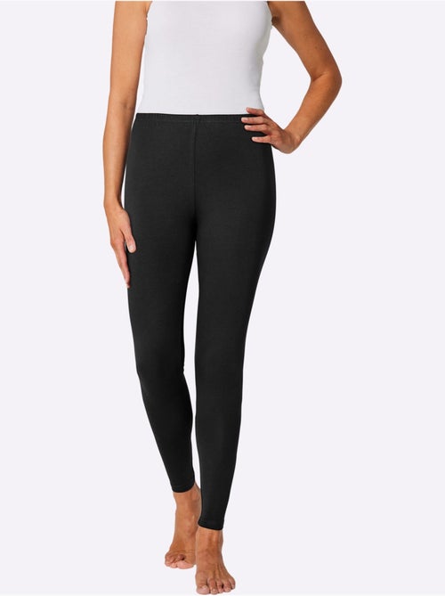 Legging Jersey Fin - Taille Standard - Witt - Lot de 2 - Kiabi