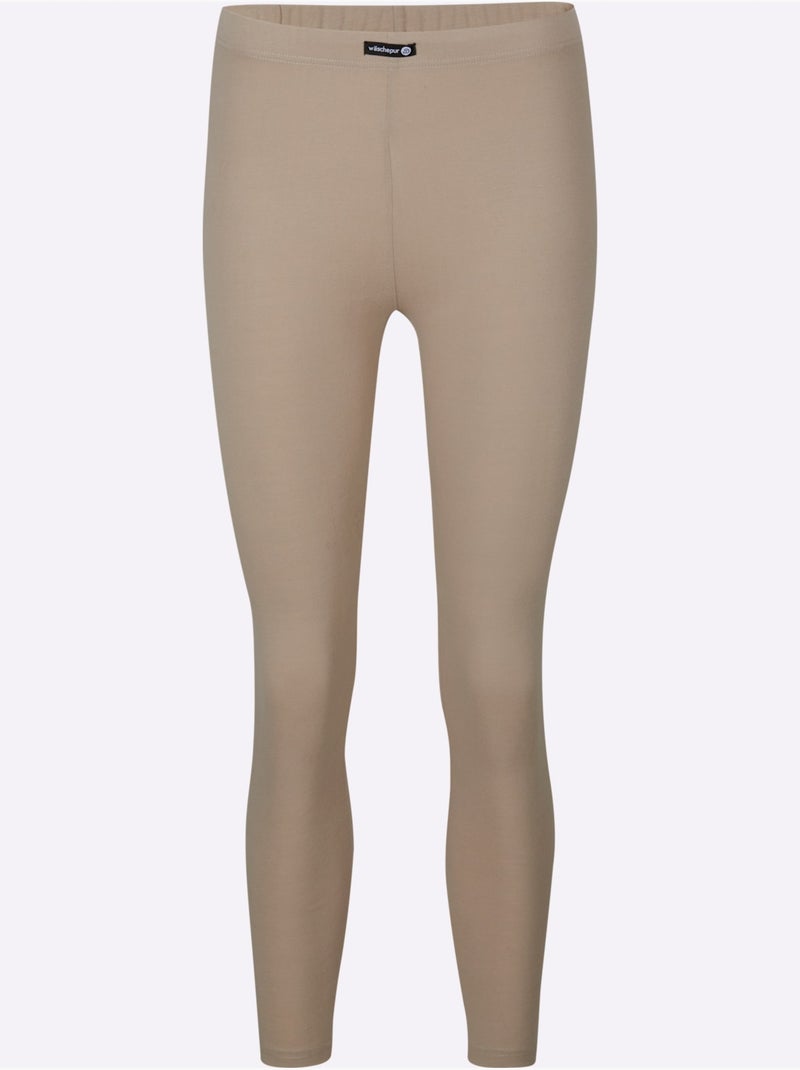 Legging jersey fin - taille standard - witt Beige - Kiabi