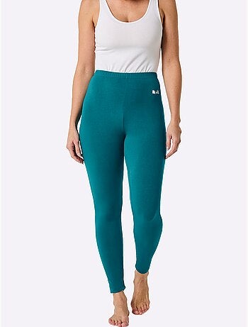 Legging confortable en jersey fin avec ceinture élastique et logo imprimé - Taille standard - Witt