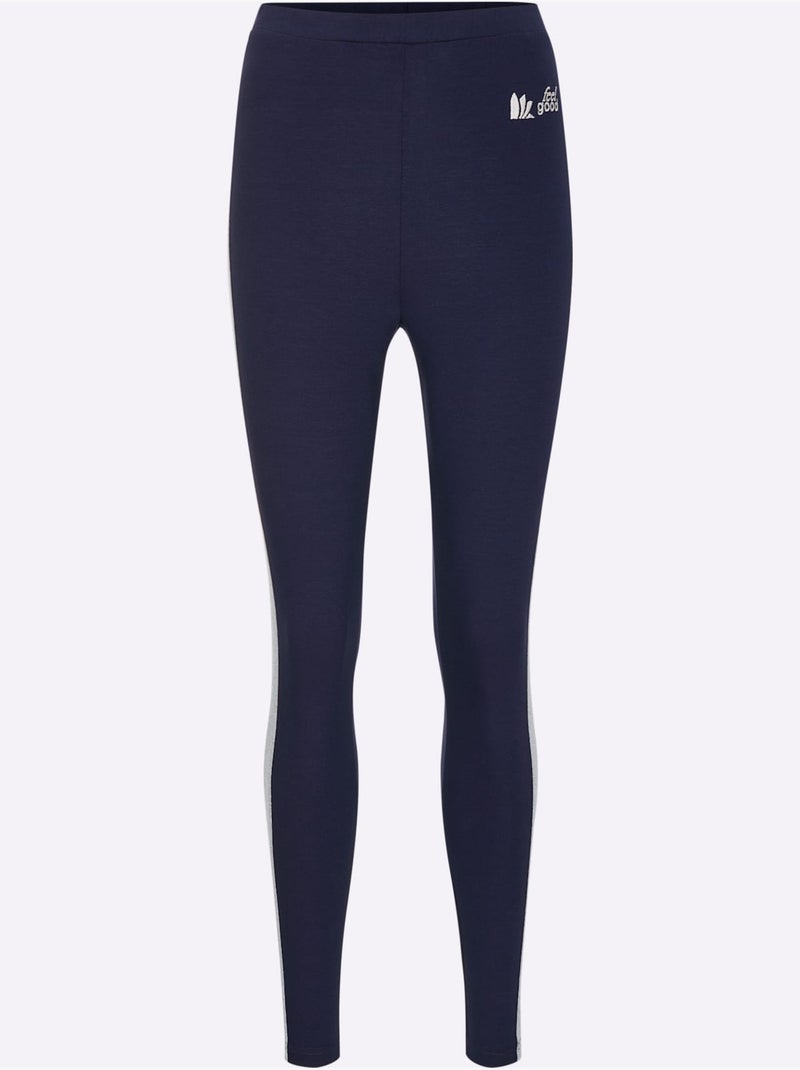 Legging Jersey Fin - Taille Standard - Witt Gris Bleu marine Bleu - Kiabi