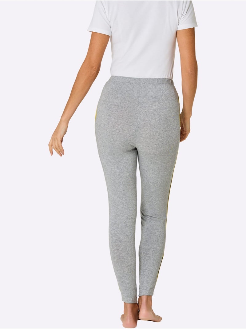 Legging Jersey Fin - Taille Standard - Witt Gris chiné - Kiabi