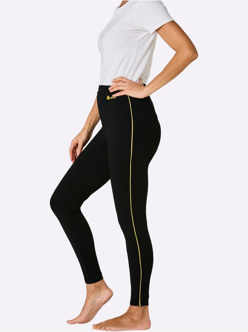 Legging Jersey Fin - Taille Standard - Witt Noir - Kiabi