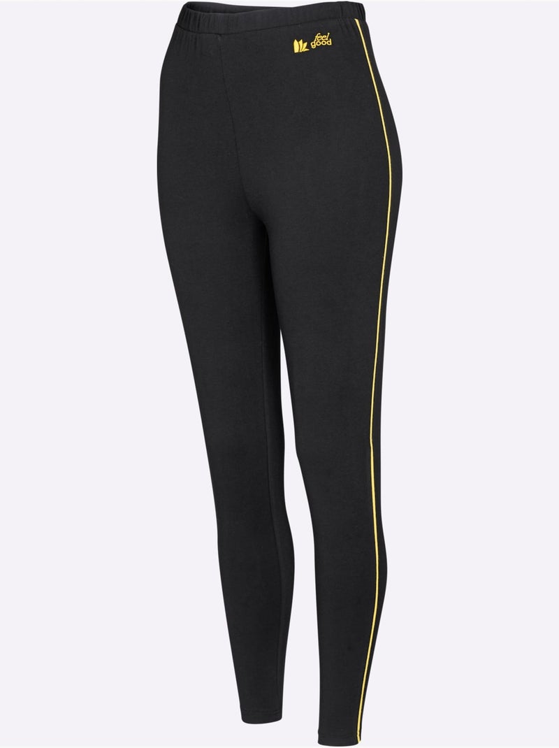 Legging Jersey Fin - Taille Standard - Witt Noir - Kiabi