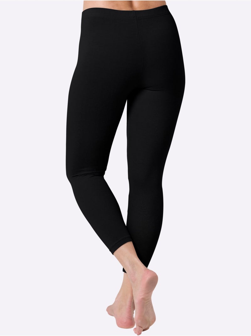 Legging jersey fin - taille standard - witt Noir - Kiabi