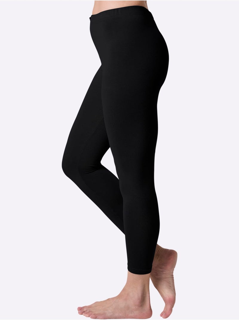 Legging jersey fin - taille standard - witt Noir - Kiabi