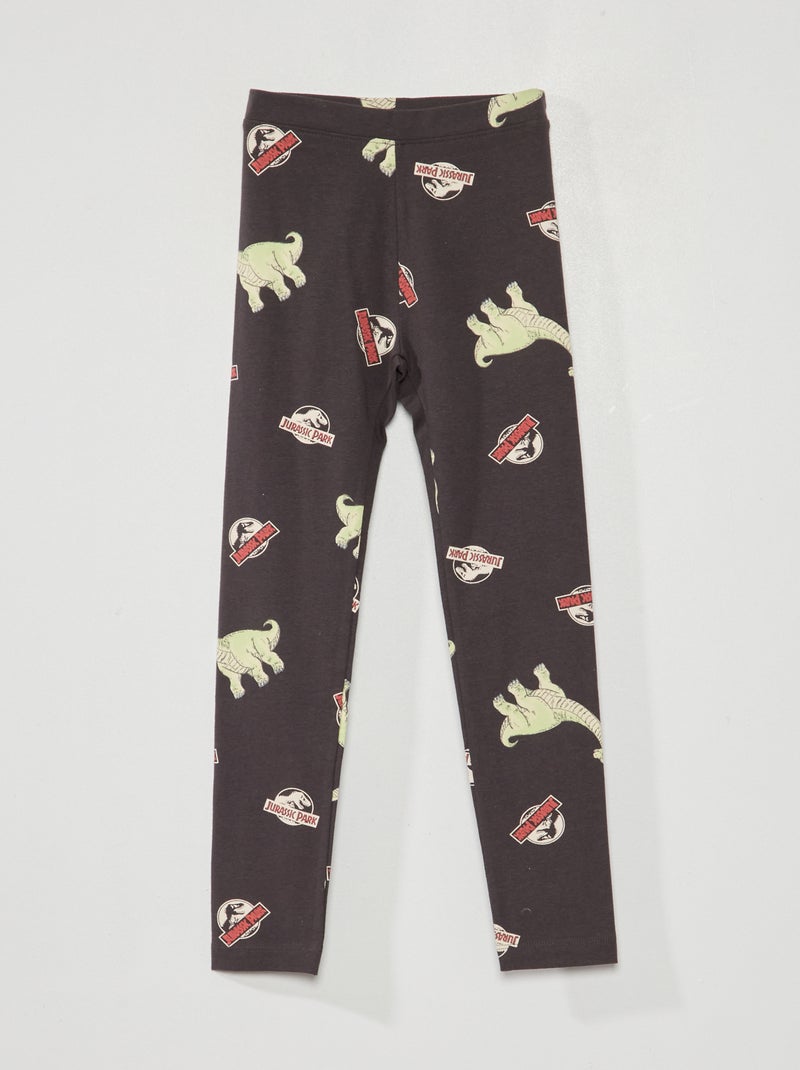 Legging 'Jurassic Park' Noir - Kiabi