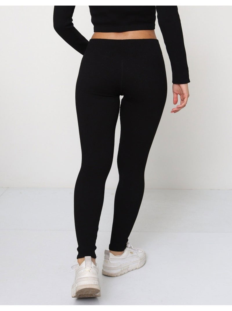 Legging Kebello Noir Noir - Kiabi