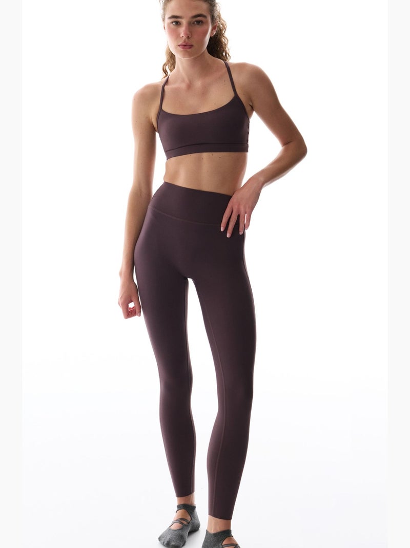 Legging léger maintien taille haute light soft penti Mauve - Kiabi