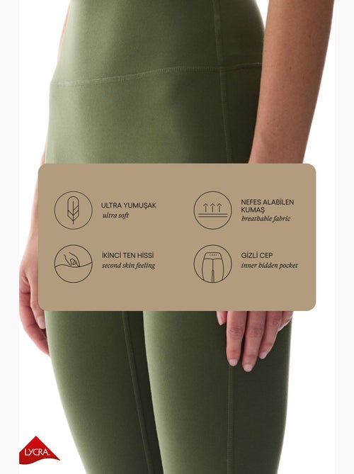 Legging léger maintien taille haute light soft penti - Kiabi Legging léger maintien taille haute light soft penti - Kiabi