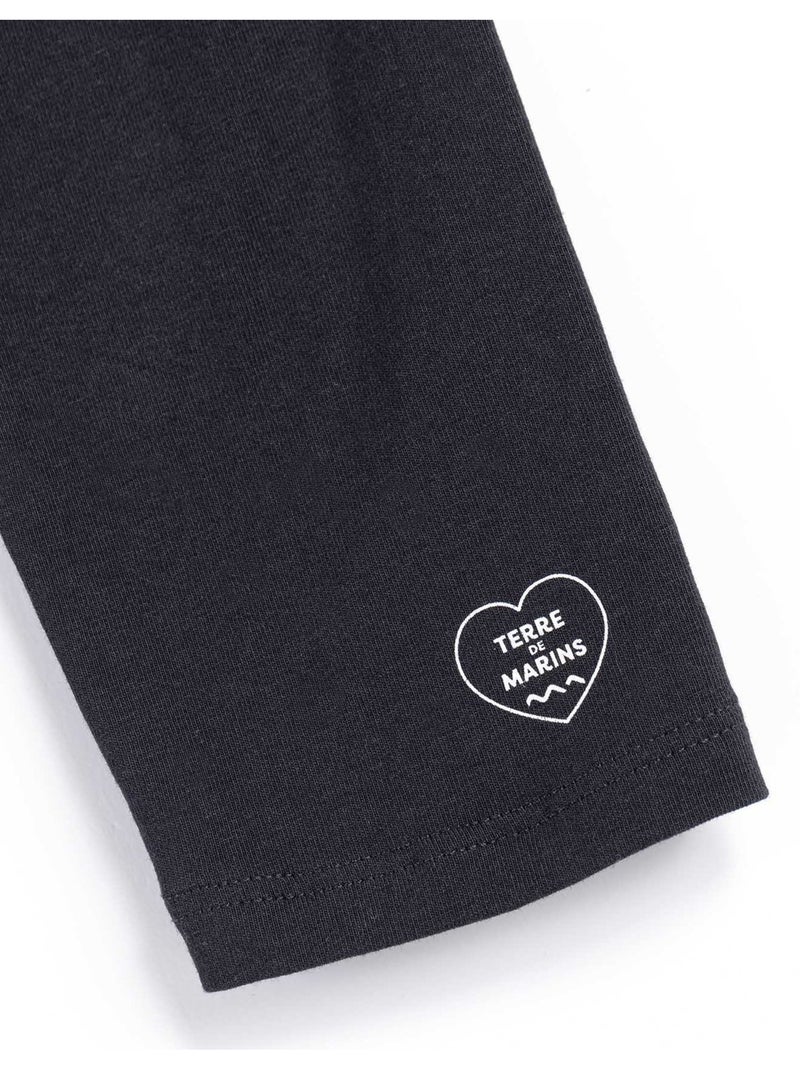 Legging long - Terre de Marins Noir - Kiabi