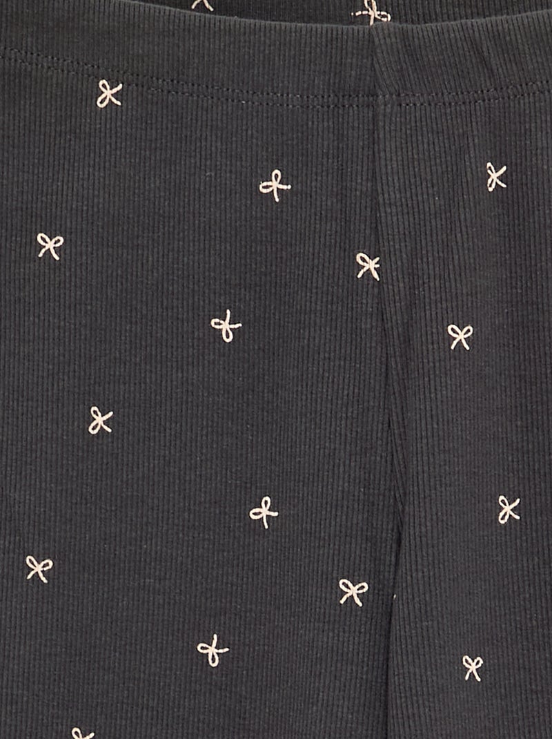 Legging long à motif Gris - Kiabi