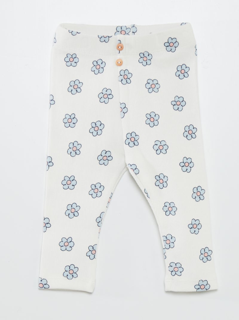 Legging long à motif Margueritte - Kiabi