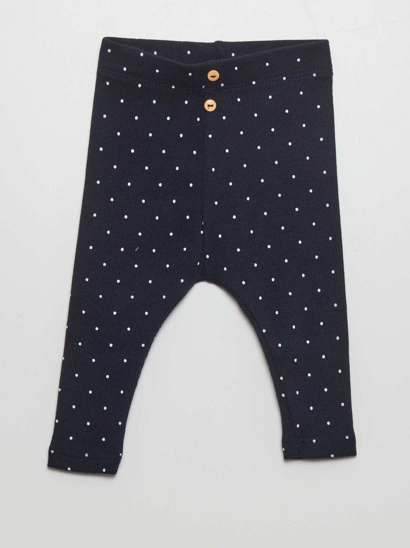 Legging long à motif Marine - Kiabi