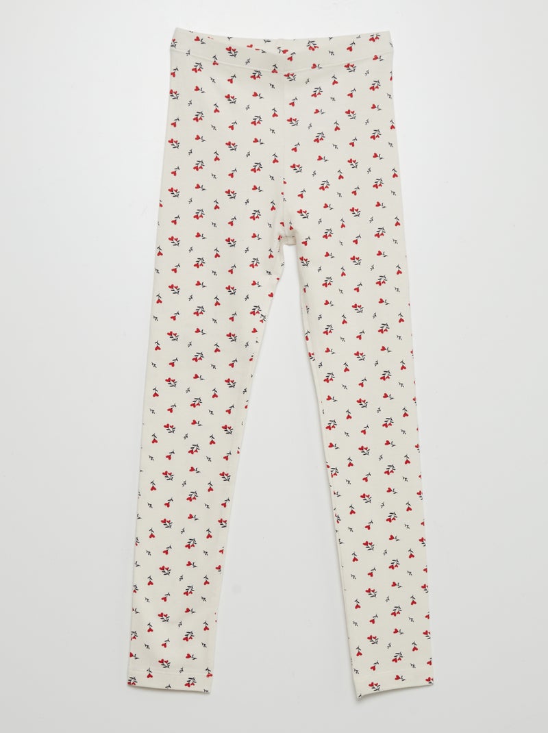 Legging long à motifs Beige - Kiabi