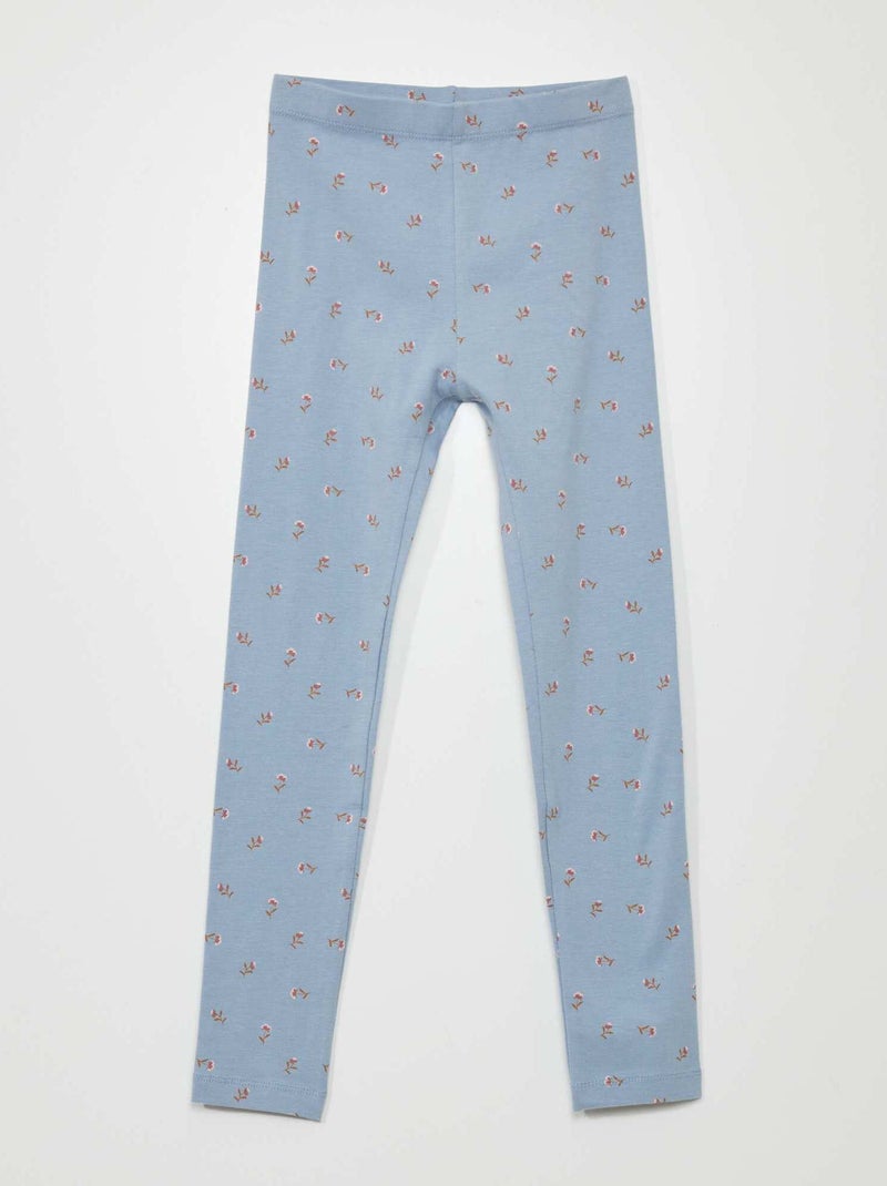 Legging long à motifs Bleu - Kiabi