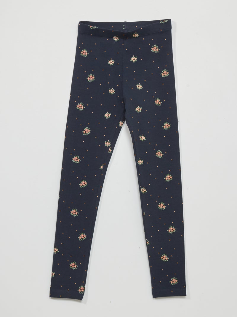 Legging long à motifs Bleu - Kiabi