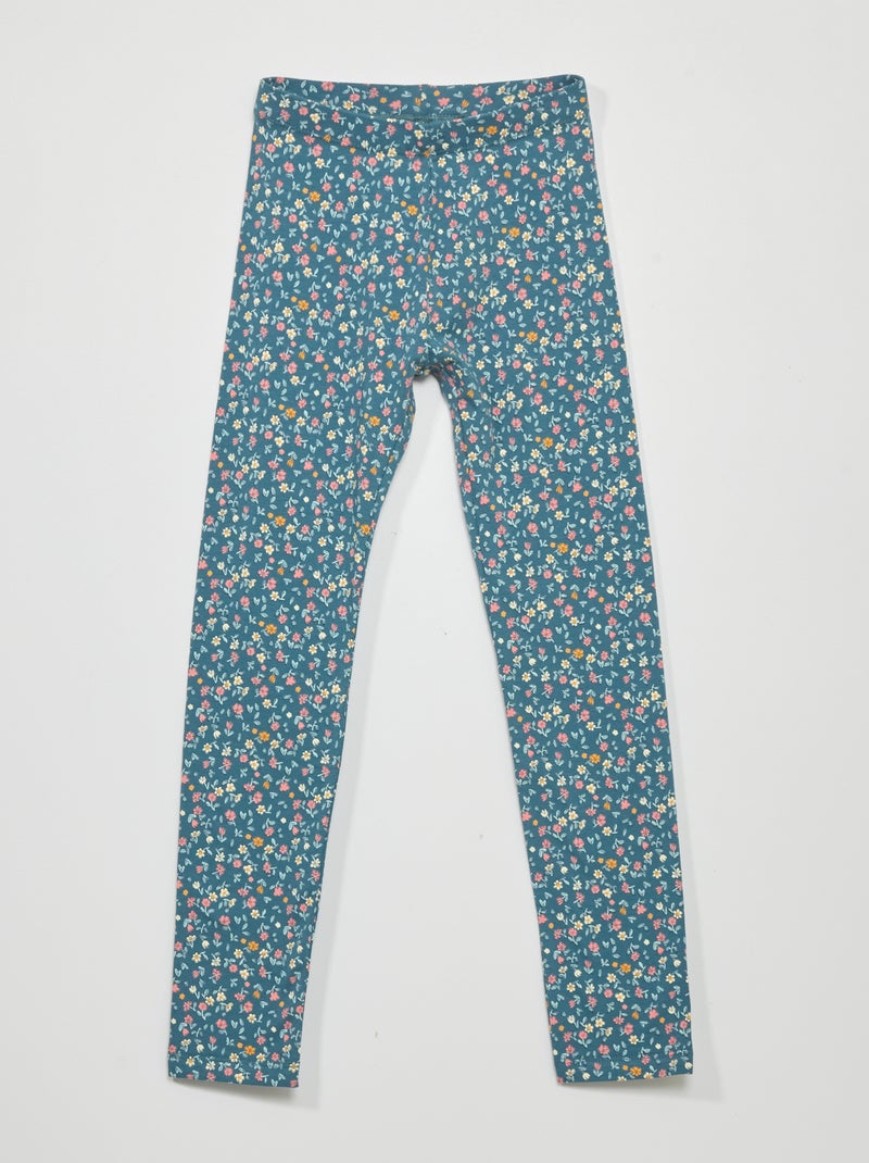 Legging long à motifs Vert - Kiabi