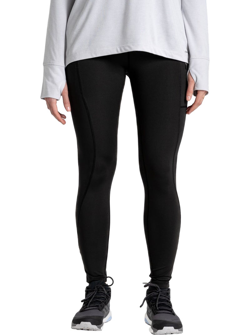 Legging long à taille élastiquée style sportif kiwi pro - craghoppers Noir - Kiabi