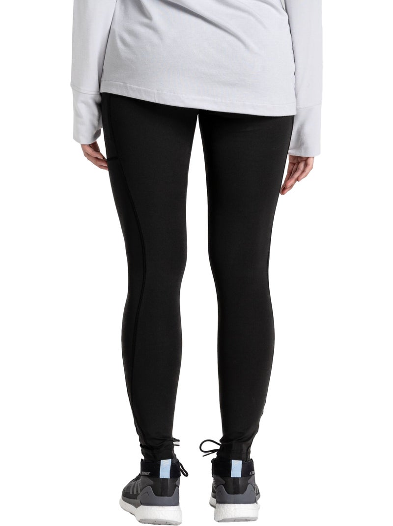Legging long à taille élastiquée style sportif kiwi pro - craghoppers Noir - Kiabi