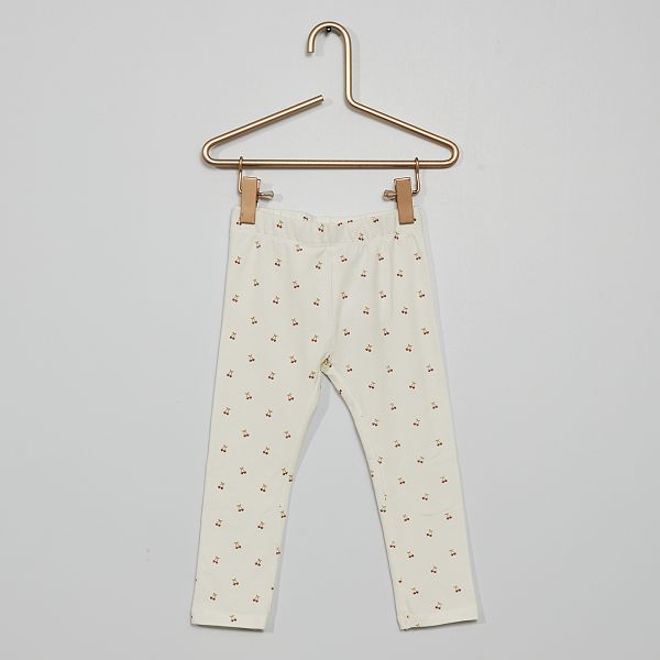 Legging Long Bebe Fille Blanc Kiabi 4 00