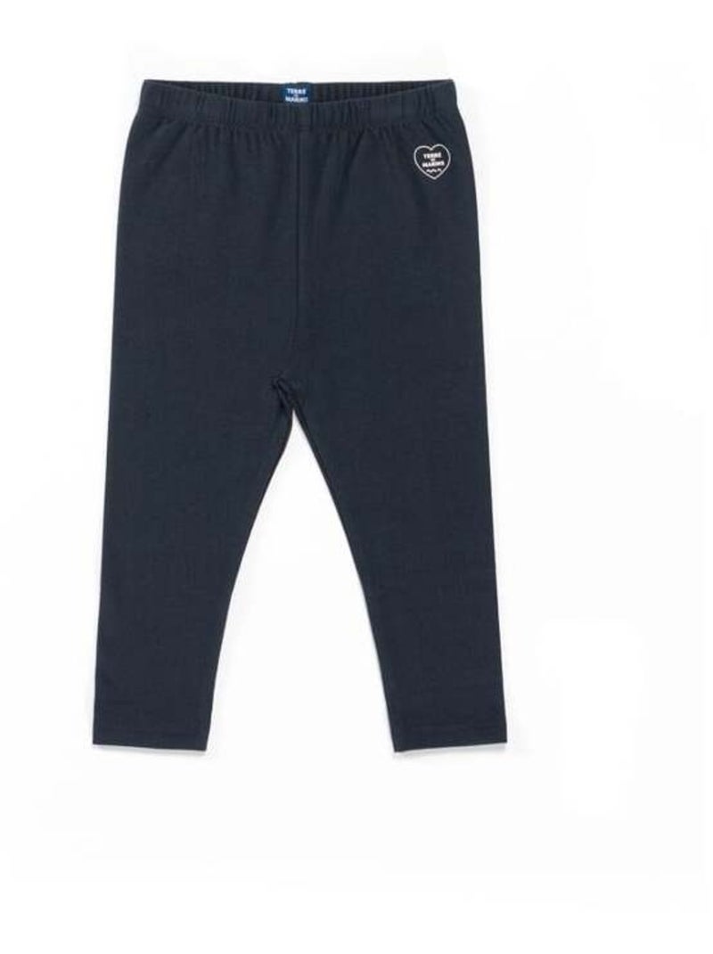 Legging long bleu marine Fille Bleu - Kiabi