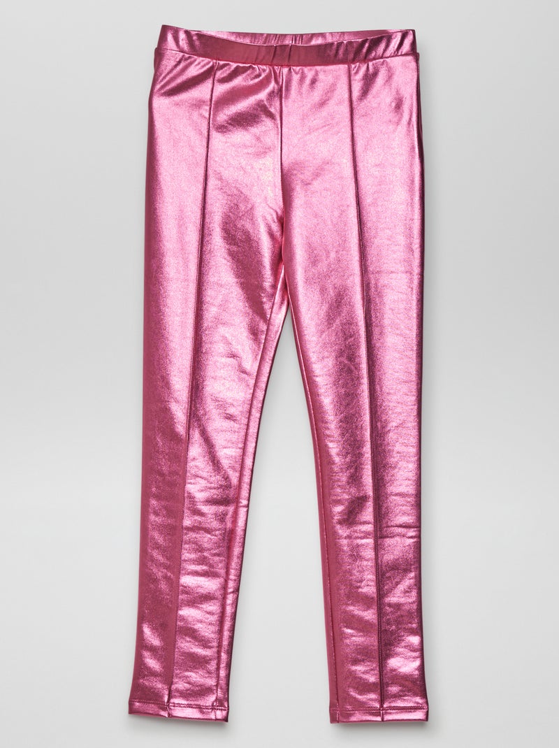 Legging long brillant Rose - Kiabi