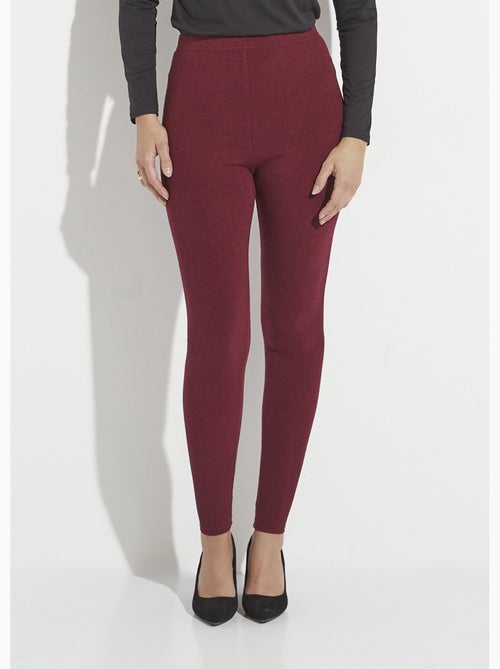 Legging long ceinture élastiqué maille chaude - Afibel - Kiabi