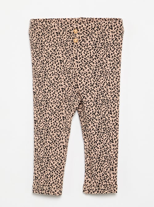 Legging long côtelé à motif - Kiabi Legging long côtelé à motif - Kiabi