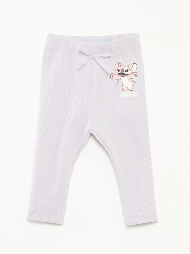 Legging long côtelé ‘Disney' Violet - Kiabi