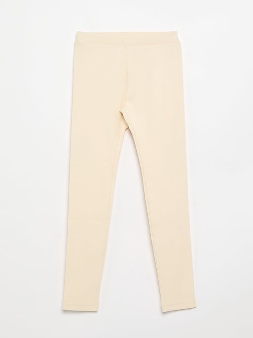 Legging long côtelé uni - Kiabi