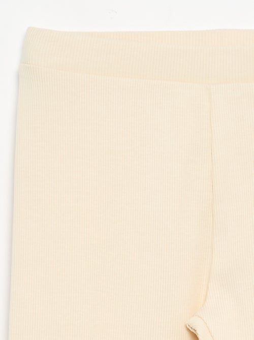 Legging long côtelé uni - Kiabi