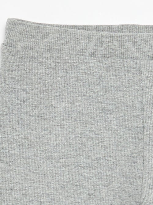 Legging long côtelé uni - Kiabi